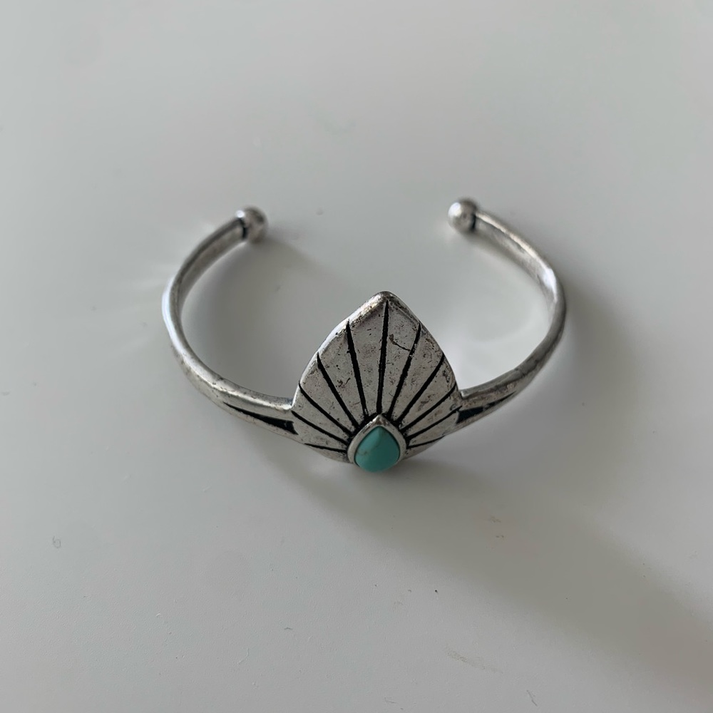 Sterling silver arm cuff bracelet